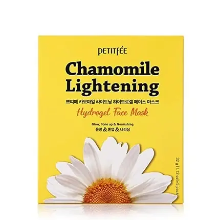 Masca Față, Petitfee, Chamomile, Alb Ofertă limitată