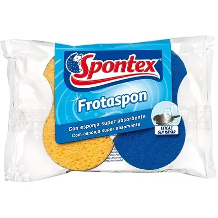 Bureți Spontex FrotaSpon, Galben și Albastru Cumpărături sigure