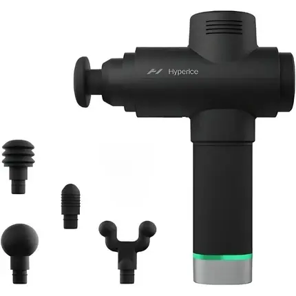 Masajer electric Hyperice Hypervolt 2 Pro, 5 viteze, capete interschimbabile, negru Cumpără online