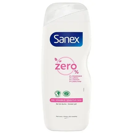 Disponibil imediat Gel de duș, Sanex, Zero, pentru piele uscată, 600ml