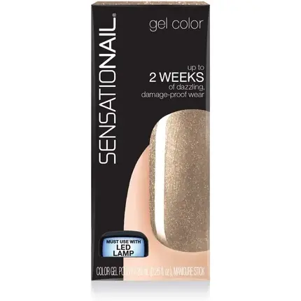 Lac de unghii gel, Sensationail, Gold Rush, auriu Ofertă