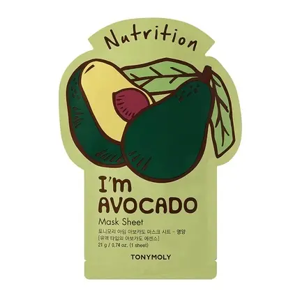 Masca Față, Tonymoly, I‘m Real, Avocado Reducere
