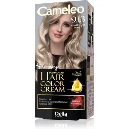 Vopsea păr, Delia Cosmetics, Cameleo, blond șampanie 9.13 Plată sigură