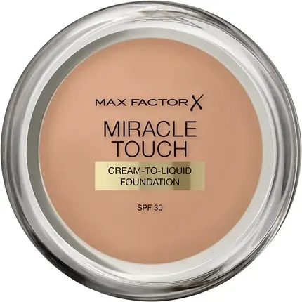 Cumpărături sigure Fond de ten Max Factor Miracle Touch, Cream-to-Liquid, Bronz