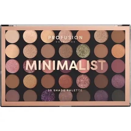 Livrare expres Paletă farduri ochi, Profusion Cosmetics, Minimalist, nuanțe nude, glitter