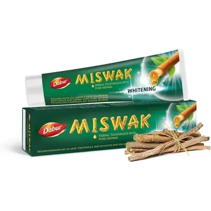 Pastă de dinți, Dabur Miswak, albire, 100g Plată securizată
