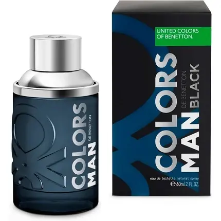 Reducere de preț Eau De Toilette, United Colors Of Benetton, Colors Man Black, 60ml