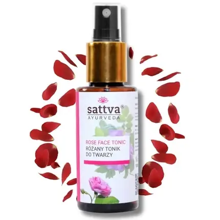 Spray facial, Sattva Ayurveda, Rose Water, natural, 100ml Livrare expres