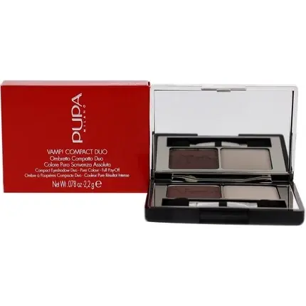 Fard de ochi, Pupa Milano, Vamp! Compact Duo, maro vanilie Preferatul clienților
