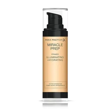 Primer Max Factor Miracle Prep, iluminator, hidratant, 30ml Retur ușor