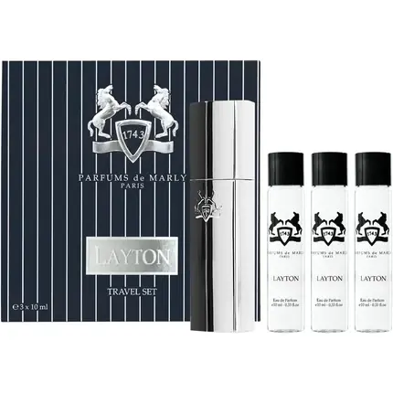 Ofertă specială Set parfum, Parfums De Marly, Layton, argintiu, 3 x 10 ml