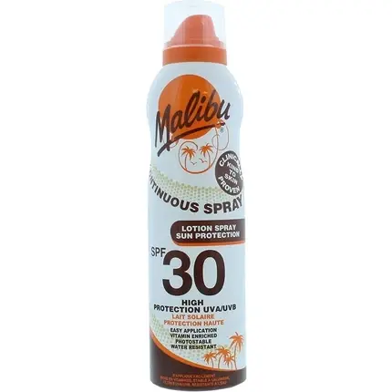 Ultima șansă Spray protecție solară, Malibu, SPF 30, alb-portocaliu