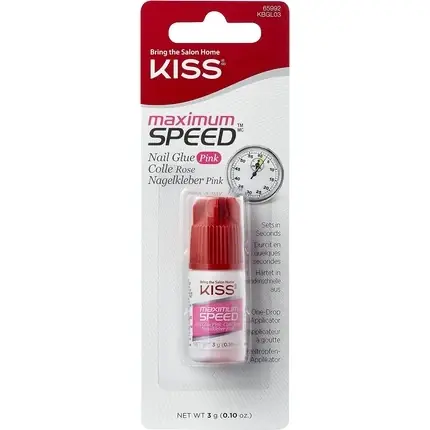Retur ușor Adeziv unghii Kiss, Quick-Drying, roz