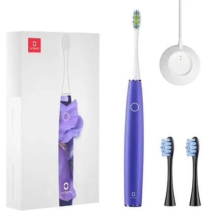 Periuță electrică, Oclean, Air 2, mov, 2 capete negre Reducere de preț