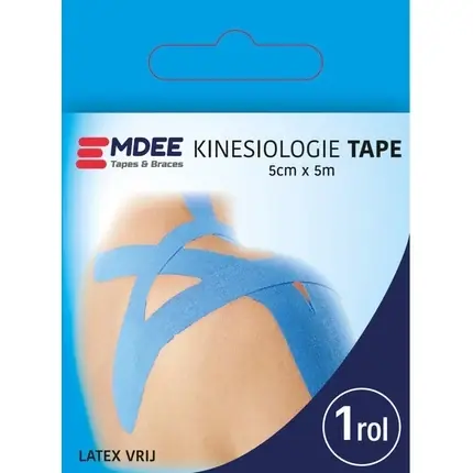 Bandă Kinesiologică, Emdee, albastru, 5cm x 5m Doar azi