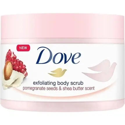 Cumpără online Scrub corp, Dove, Pomegranate, 225 g