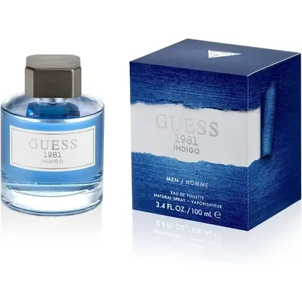 Eau de Toilette Guess 1981 Indigo, 100 ml, albastru Ofertă specială