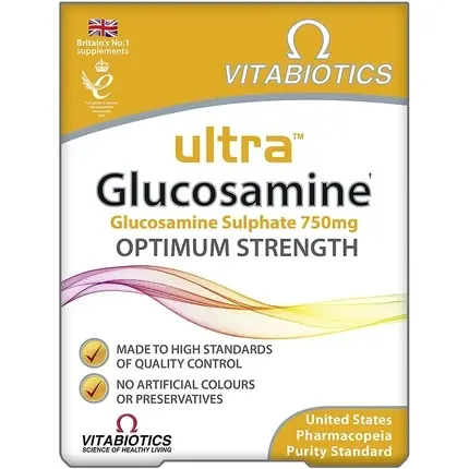 Supliment, Vitabiotics, Ultra Glucozamina 750mg, 60 tablete Retur ușor