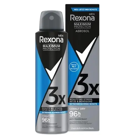 Cel mai vândut Deodorant Spray, Rexona, Maximum Protection, Cobalt Dry, 150 ml