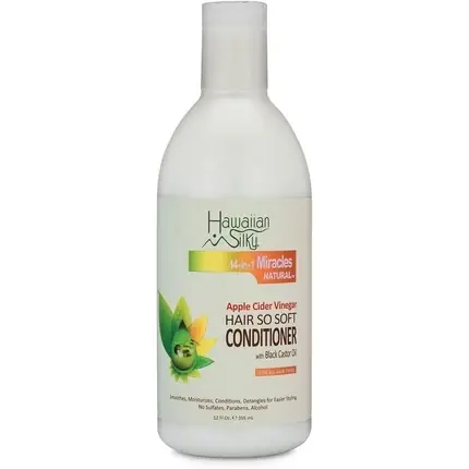 Balsam, Hawaiian Silky, Apple Cider Vinegar, 355ml, fara sulfati Premium