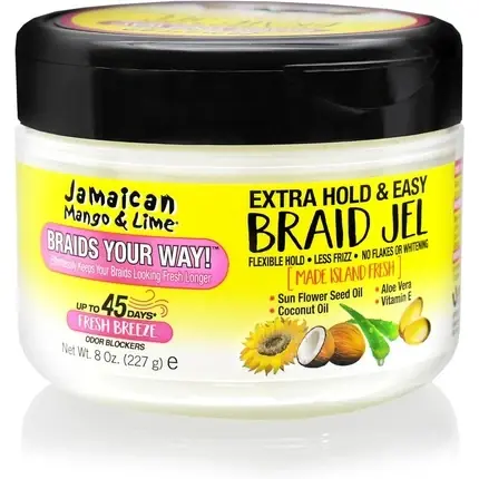 Retur ușor Gel Jamaican Mango & Lime Extra Hold, 227g, alb