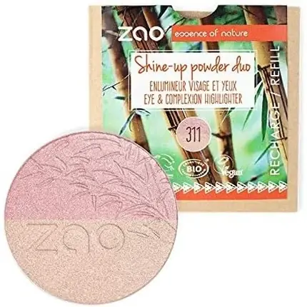 Popular Pudră Zao 311 Roz și Auriu, Natural