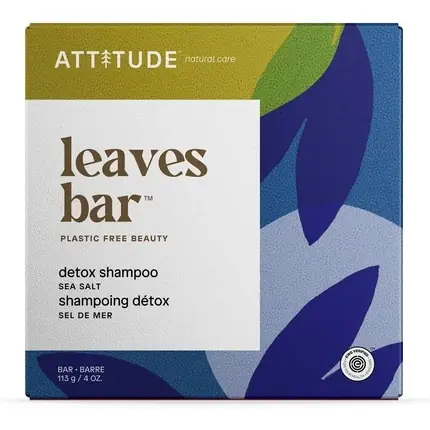 Șampon Solid, Attitude, Leaves Bar, sare de mare, 113g Cel mai vândut
