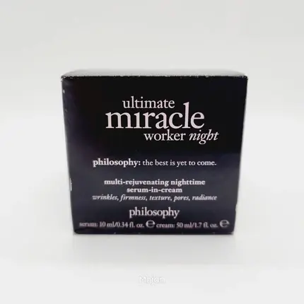 Cremă noapte, Philosophy, Ultimate Miracle Worker, 50 ml, negru Preț mic