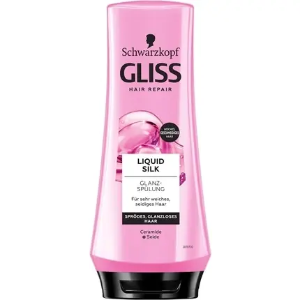 Balsam, Gliss Kur, Liquid Silk, roz, 200ml Super ofertă
