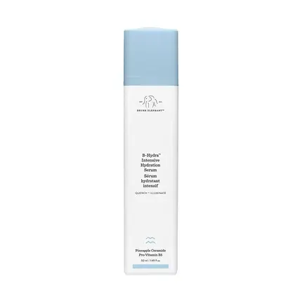 Nu rata Serum hidratant, Drunk Elephant, B-Hydra, alb-albastru