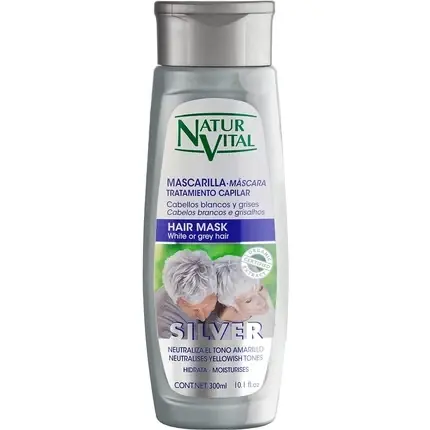 Preț redus Masca de păr, Naturaleza Y Vida, Silver, 300 ml
