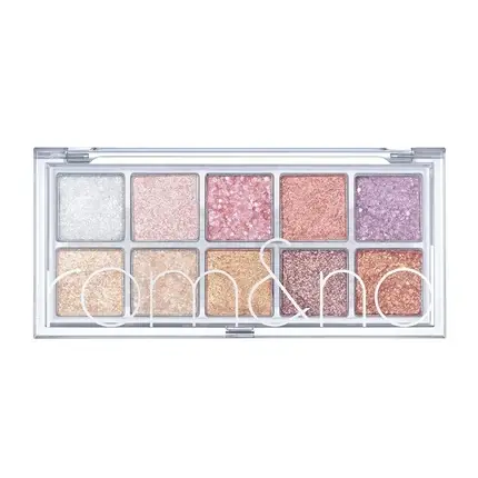 Paletă farduri, Rom&Nd, Light & Glitter, 10 culori Ofertă de sezon