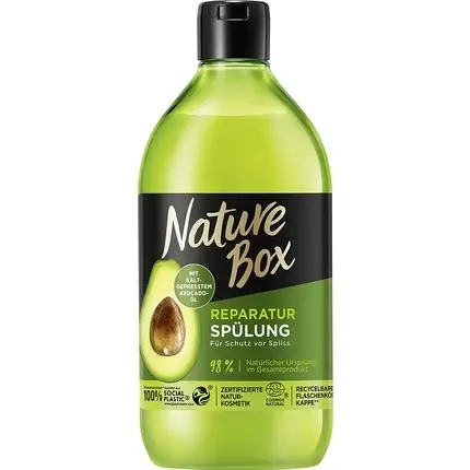 Balsam Nature Box, Avocado, 385ml, plastic social Cumpără acum