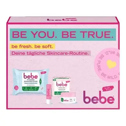 Set îngrijire facială, Bebe, roz, 3 piese Preț promoțional