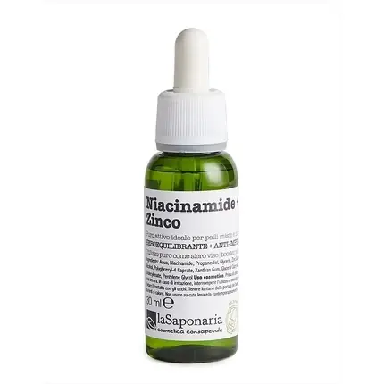 Ser Vitaminic, La Saponaria, Niacinamide Zinc, verde Promoție