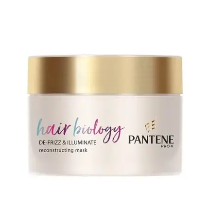 Chilipir Masca de păr, Pantene, Hair Biology De-Frizz & Illuminate, 160ml