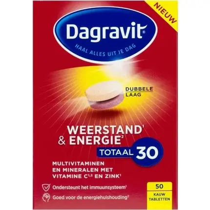 Multivitamine, Dagravit, Totaal 30, dublu strat Cumpărături sigure