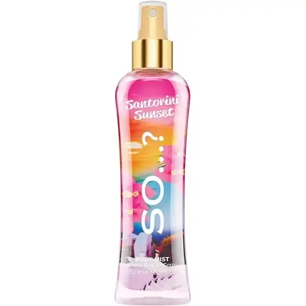 Retur gratuit Spray pentru corp So, Santorini Sunset, 200ml, roz