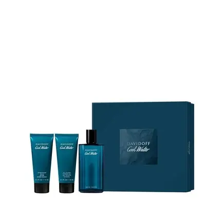Preț mic Set Eau De Toilette Davidoff Cool Water bărbați, albastru