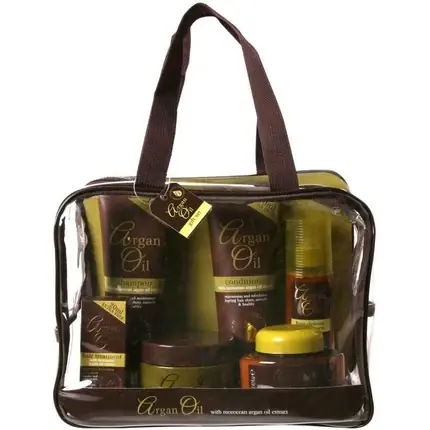 Ofertă exclusivă Set Îngrijire Păr, Xpel, Argan Oil, maro