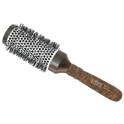 Perie rotundă, Ibiza Hair, CC Series, ceramică/mâner plută Plată sigură