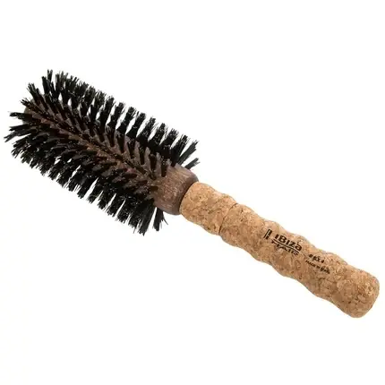 Chilipir Perie rotundă Ibiza Hair Ex Series, lemn, negru