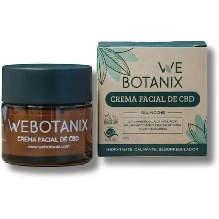 Plată securizată Cremă Față, Webotanix, 86g, CBD