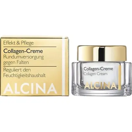 Cremă facială, Alcina, Collagen, 50ml, alb-auriu Promoție