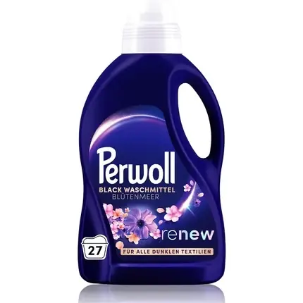 Detergent rufe, Perwoll Blutenmeer, 27 spalari, albastru Ofertă specială