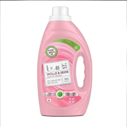 Plată sigură Detergent lichid, Burti, Wool & Silk, 1.45L, roz