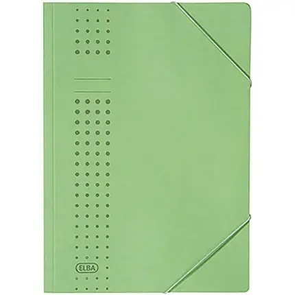 Ofertă de sezon Mapă A4, Elba, verde, elastic