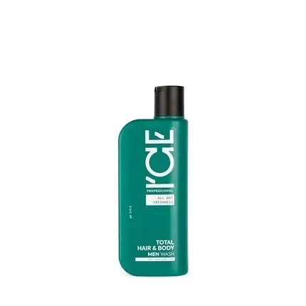 Cumpără acum Gel de duș, Ice Professional, Total Hair & Body Wash, verde, 250ml