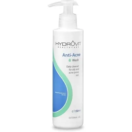 Livrare rapidă Gel de curățare față, Hydrovit, Anti-Acne Wash, alb, 150ml