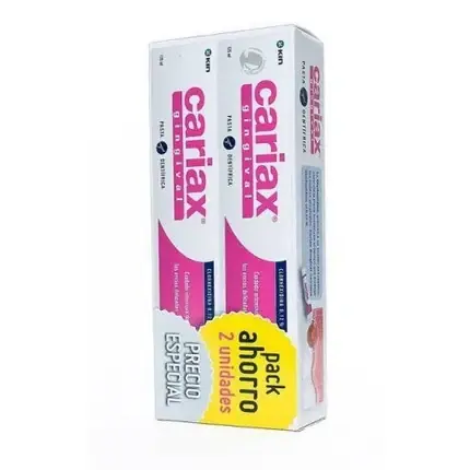 Pasta de dinți K&N Cariax Gingival, ambalaj 2 buc, roz Promoție